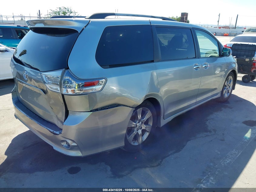 2014 TOYOTA SIENNA SE 8 PASSENGER 5TDXK3DCXES460043