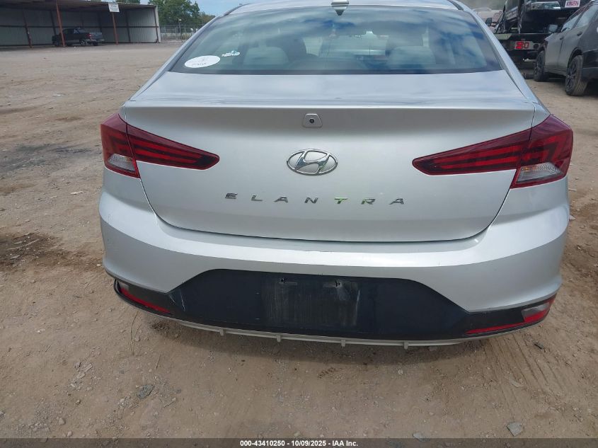 2019 Hyundai Elantra Sel VIN: 5NPD84LF4KH422392 Lot: 43410250