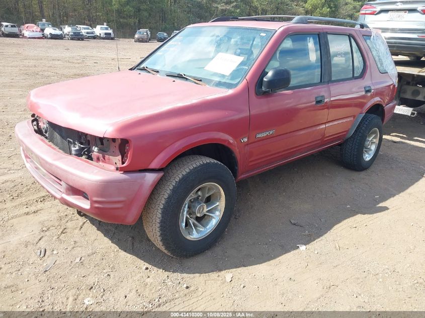 1998 Honda Passport Ex/Lx VIN: 4S6CK58W6W4420329 Lot: 43410300