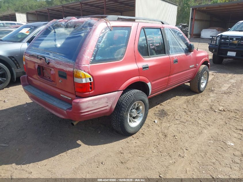 1998 Honda Passport Ex/Lx VIN: 4S6CK58W6W4420329 Lot: 43410300