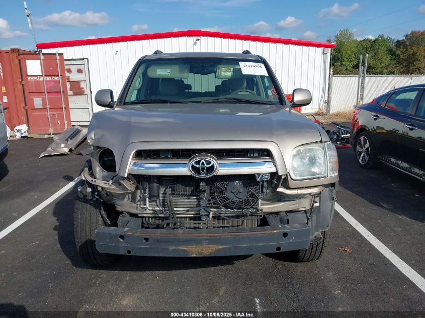 2006 Toyota Sequoia Limited V8 VIN: 5TDZT38A96S283310 Lot: 43410306