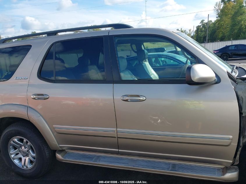 2006 Toyota Sequoia Limited V8 VIN: 5TDZT38A96S283310 Lot: 43410306