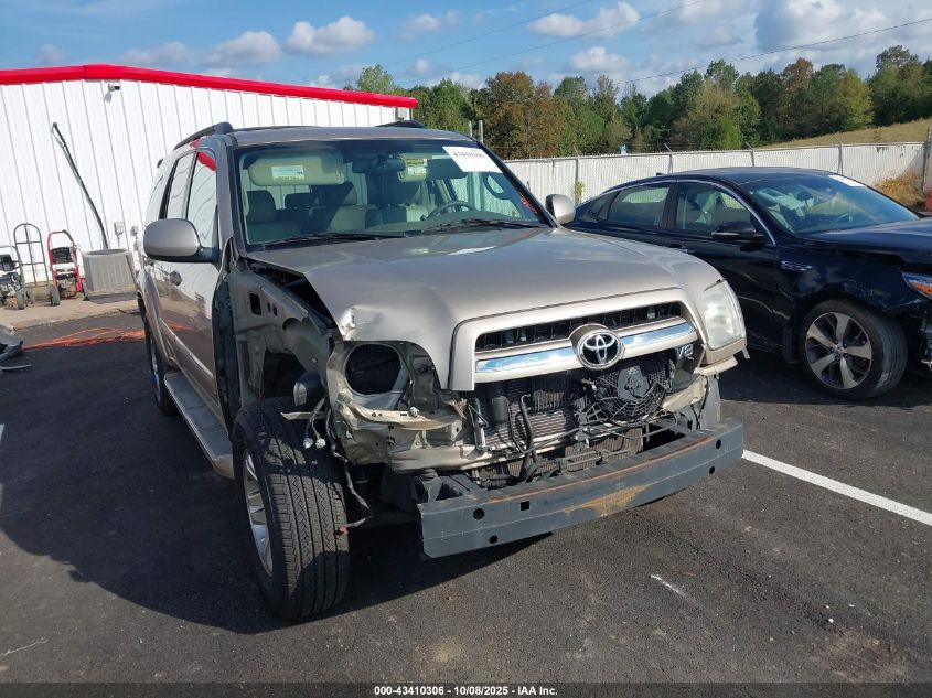 2006 Toyota Sequoia Limited V8 VIN: 5TDZT38A96S283310 Lot: 43410306