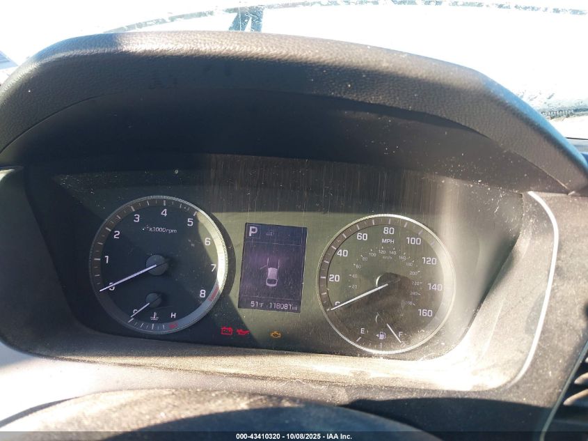 2017 Hyundai Sonata VIN: 5NPE24AF7HH441505 Lot: 43410320