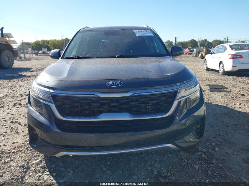 2021 Kia Seltos S Turbo VIN: KNDEUCA23M7195634 Lot: 43410334