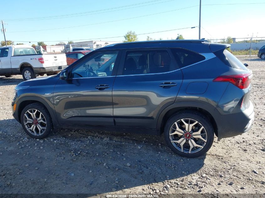 2021 Kia Seltos S Turbo VIN: KNDEUCA23M7195634 Lot: 43410334