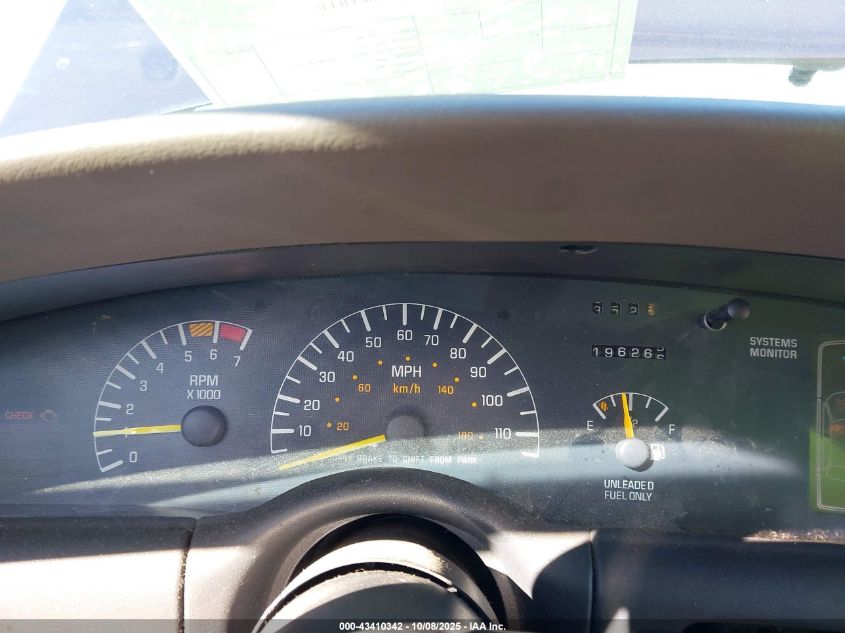 1998 Pontiac Bonneville Se VIN: 1G2HX52K3WH206177 Lot: 43410342