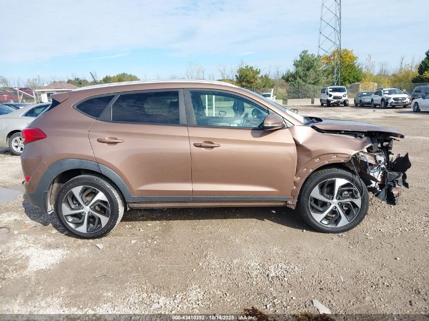 2016 Hyundai Tucson Sport VIN: KM8J33A2XGU157692 Lot: 43410392