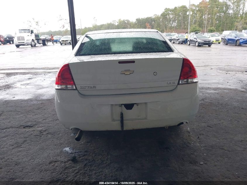 2016 Chevrolet Impala Limited Police VIN: 2G1WD5E38G1134356 Lot: 43410414