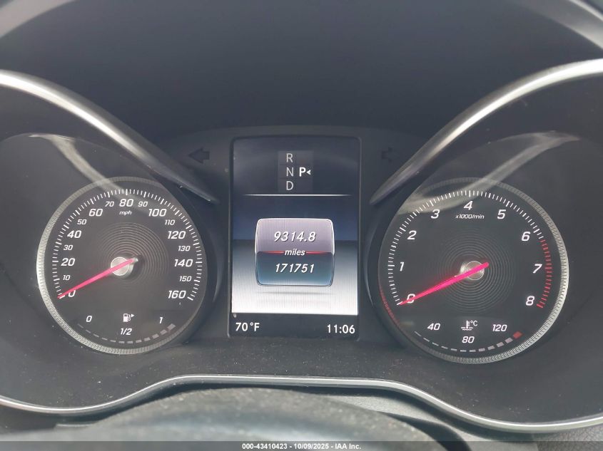 2017 Mercedes-Benz C 300 Sport VIN: 55SWF4JB6HU213742 Lot: 43410423