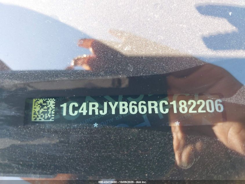 2024 Jeep Grand Cherokee 4Xe VIN: 1C4RJYB66RC182206 Lot: 43410450