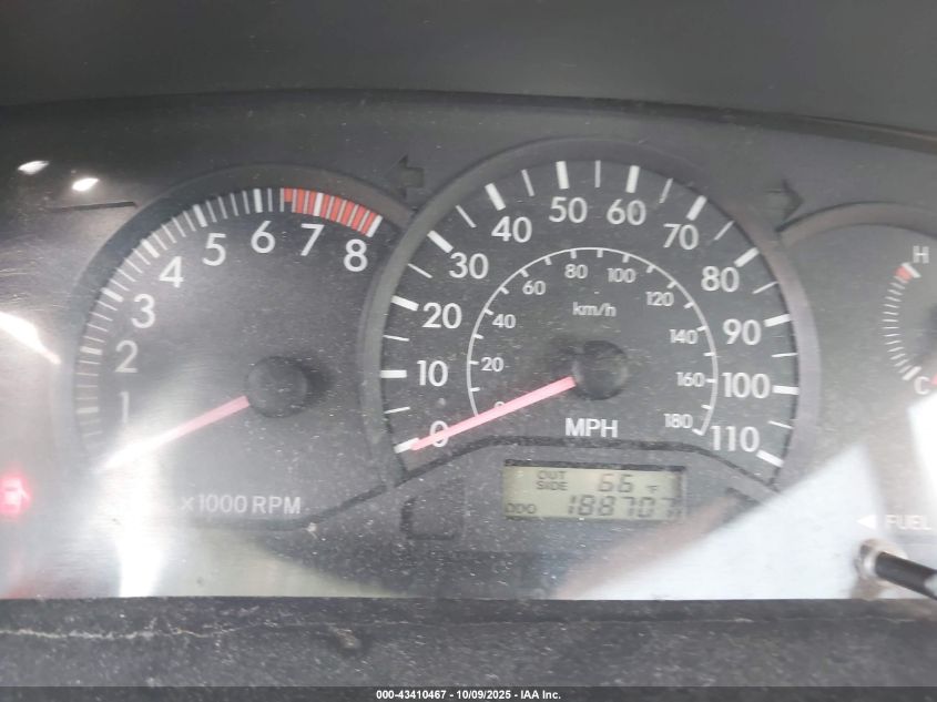 2007 Toyota Corolla Ce VIN: JTDBR32E470103196 Lot: 43410467