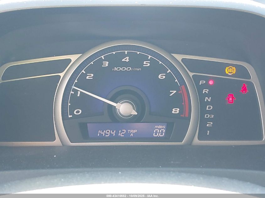 2011 Honda Civic Lx-S VIN: 19XFA1F61BE022320 Lot: 43410552