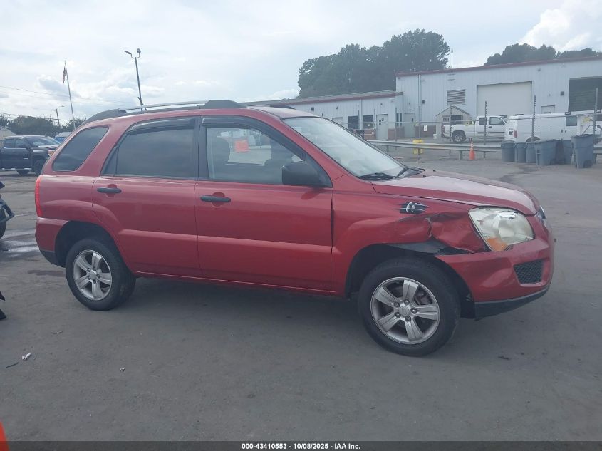 2009 Kia Sportage Lx VIN: KNDJF724497594219 Lot: 43410553