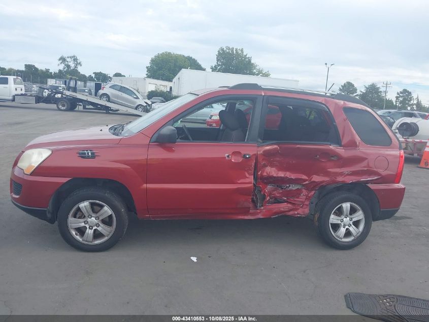 2009 Kia Sportage Lx VIN: KNDJF724497594219 Lot: 43410553