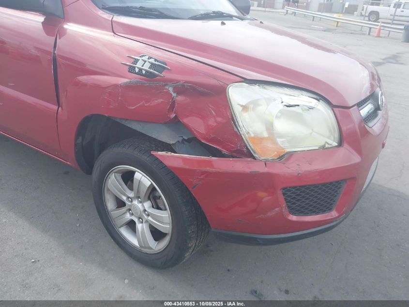 2009 Kia Sportage Lx VIN: KNDJF724497594219 Lot: 43410553