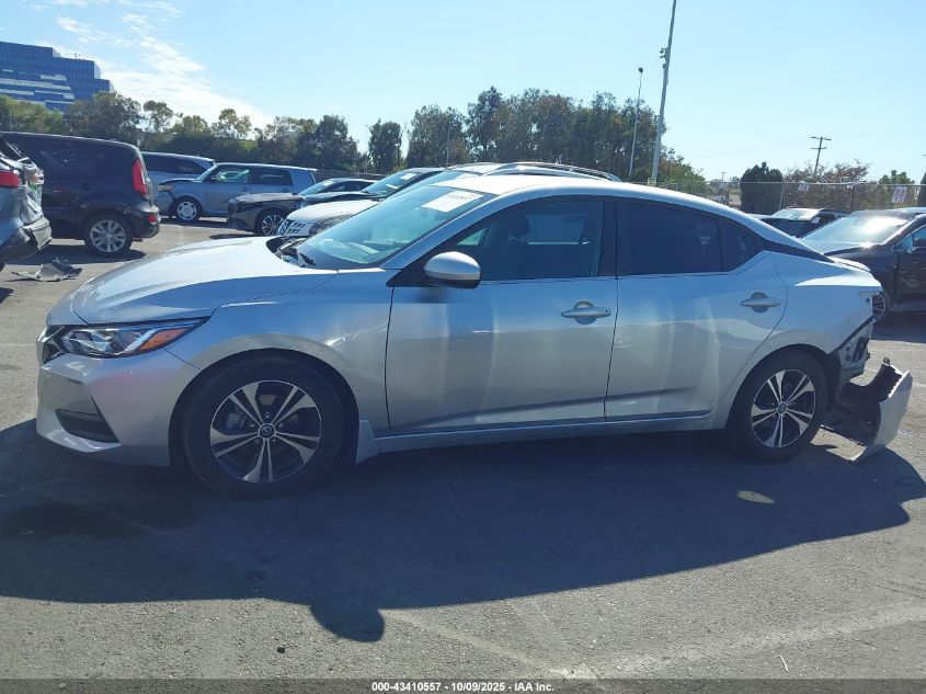 2022 Nissan Sentra Sv Xtronic Cvt VIN: 3N1AB8CV6NY239184 Lot: 43410557