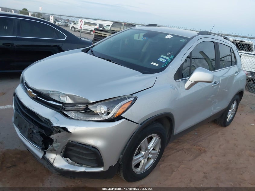 2018 Chevrolet Trax Lt VIN: 3GNCJLSB7JL226185 Lot: 43410584