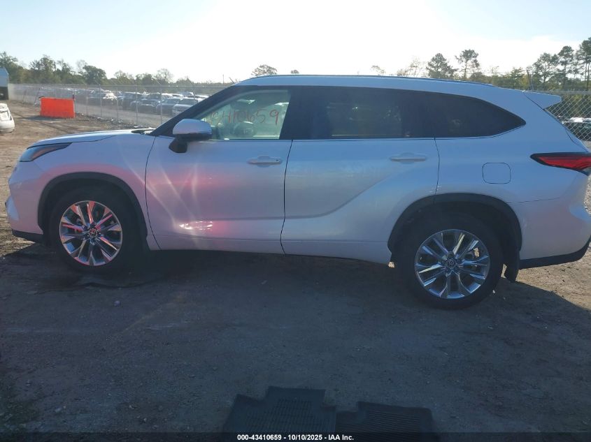2023 Toyota Highlander Limited VIN: 5TDKDRBH0PS014234 Lot: 43410659