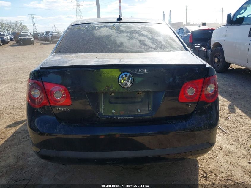 2006 Volkswagen Jetta Diesel VIN: 3VWFT81K56M852900 Lot: 43410663