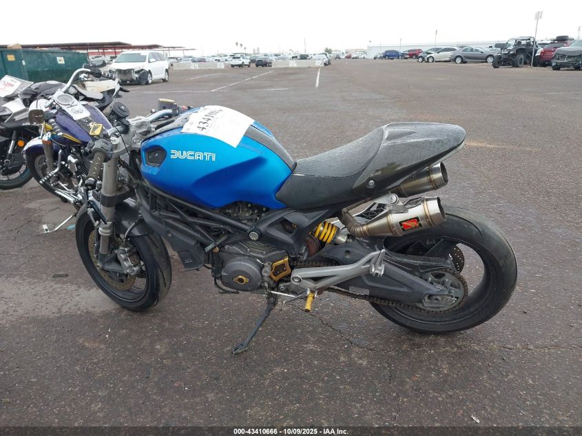 2014 Ducati Monster 696 VIN: ZDM1RADN1EB078485 Lot: 43410666