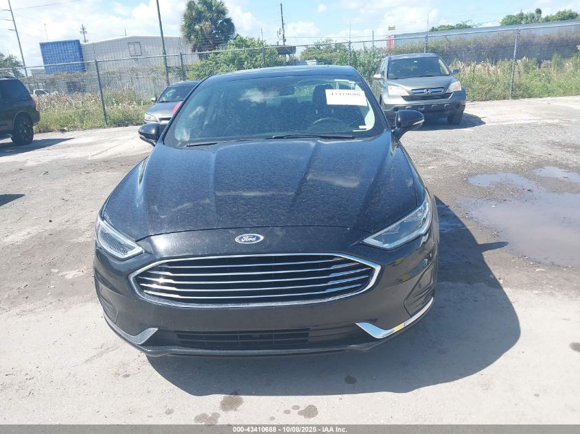 2020 Ford Fusion Sel VIN: 3FA6P0CD3LR194053 Lot: 43410688