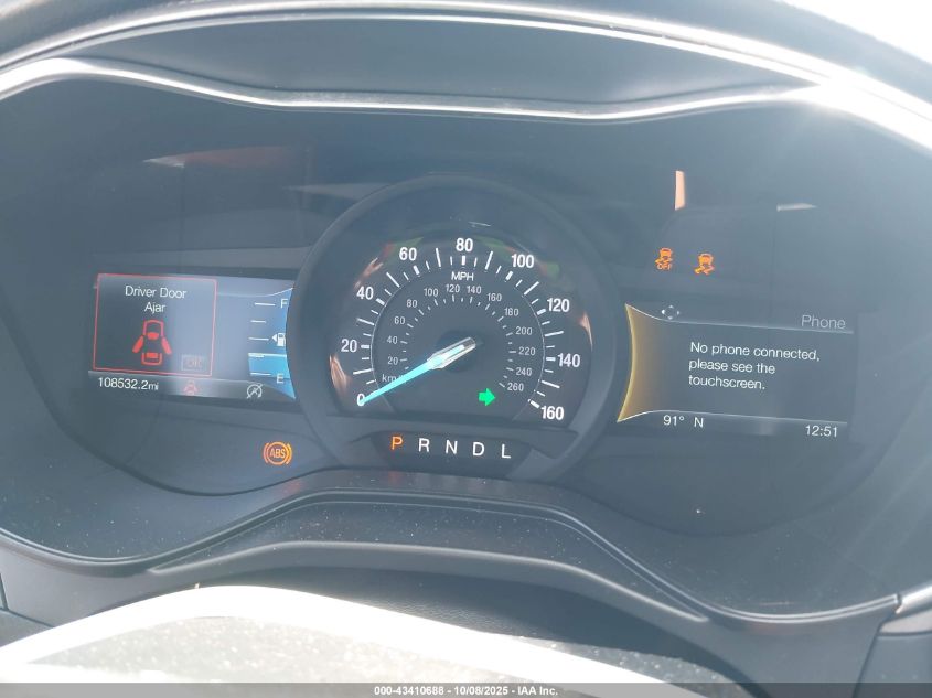 2020 Ford Fusion Sel VIN: 3FA6P0CD3LR194053 Lot: 43410688