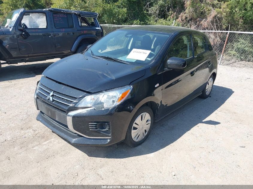 2024 Mitsubishi Mirage Es/Le VIN: ML32AUHJ2RH025462 Lot: 43410706