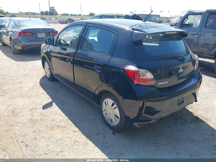 2024 Mitsubishi Mirage Es/Le VIN: ML32AUHJ2RH025462 Lot: 43410706