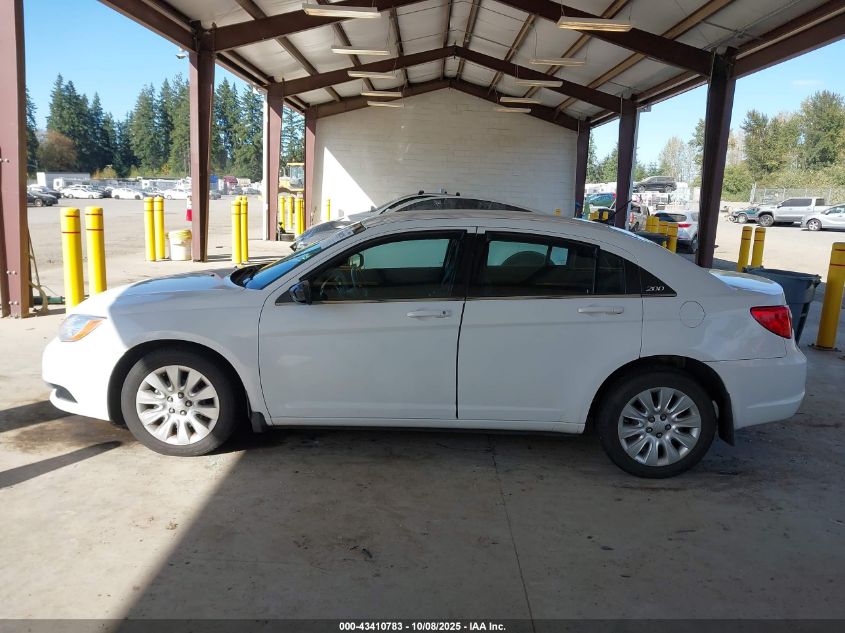 2013 Chrysler 200 Lx VIN: 1C3CCBAB5DN735330 Lot: 43410783
