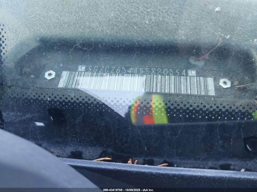 2005 Saturn Vue V6 VIN: 5GZCZ63445S820354 Lot: 43410785