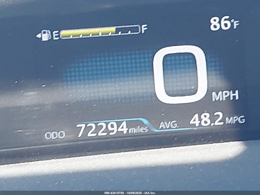 2016 Toyota Prius Four VIN: JTDKARFU9G3014329 Lot: 43410788