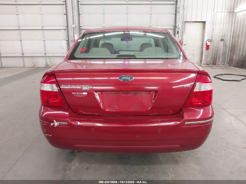 2006 Ford Five Hundred Sel VIN: 1FAHP27196G183509 Lot: 43410808