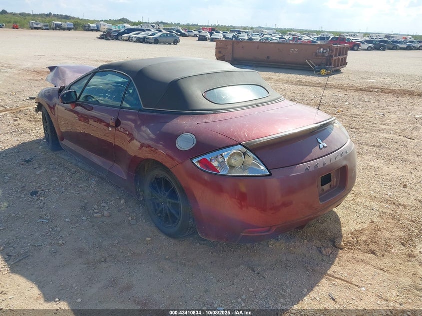 4A3AL25F17E036651 2007 MITSUBISHI ECLIPSE photo no. 3