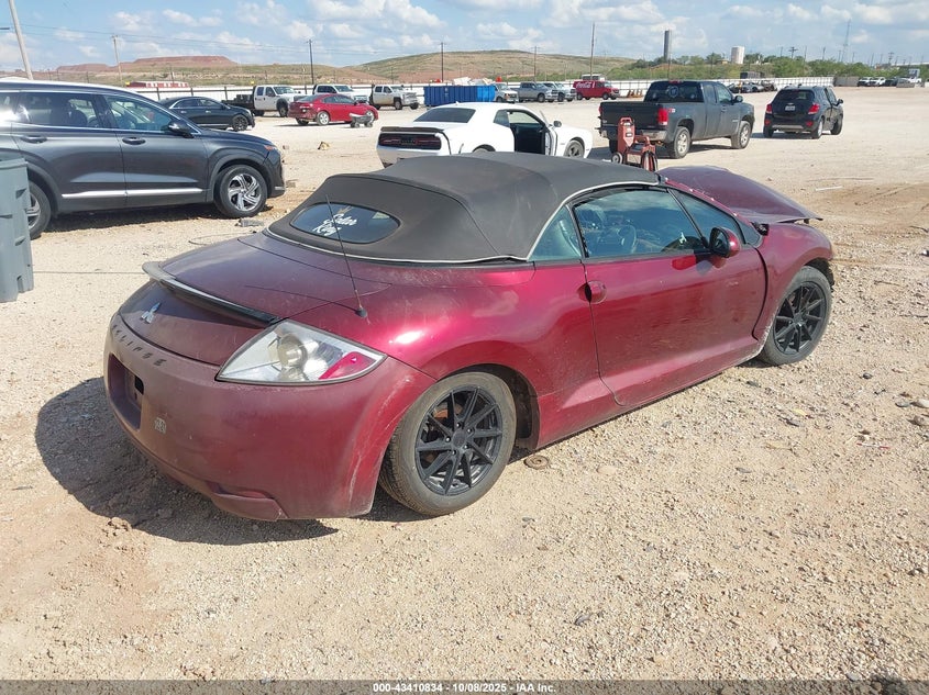 4A3AL25F17E036651 2007 MITSUBISHI ECLIPSE photo no. 4