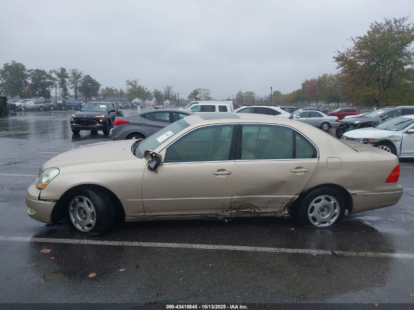 2001 Lexus Ls 430 VIN: JTHBN30F210028415 Lot: 43410845