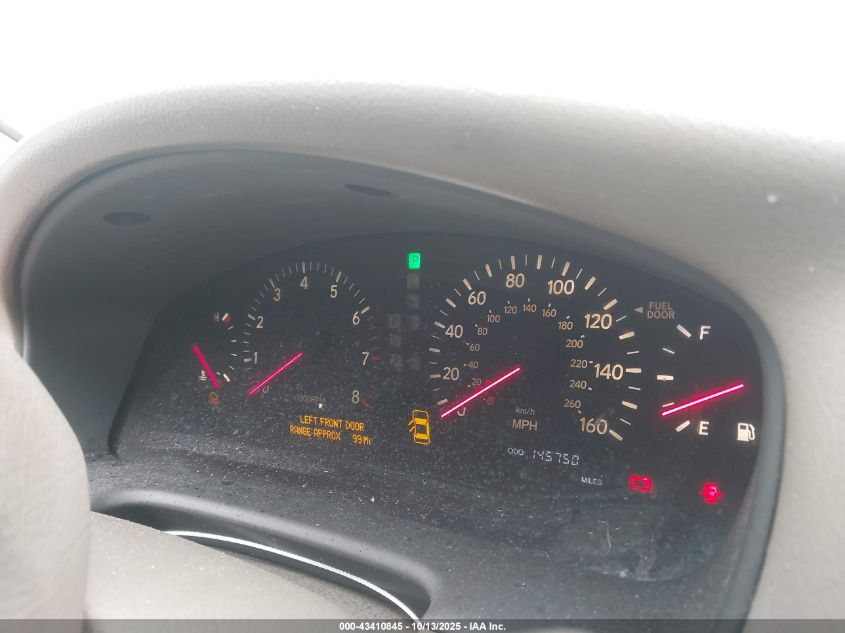 2001 Lexus Ls 430 VIN: JTHBN30F210028415 Lot: 43410845