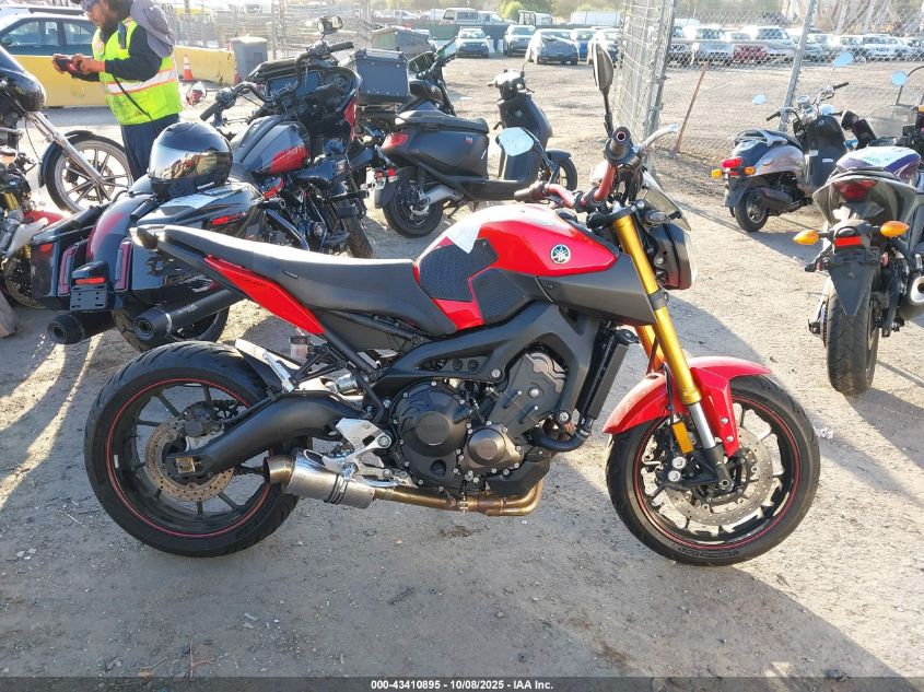 2014 Yamaha Fz09 C VIN: JYARN33Y8EA001129 Lot: 43410895