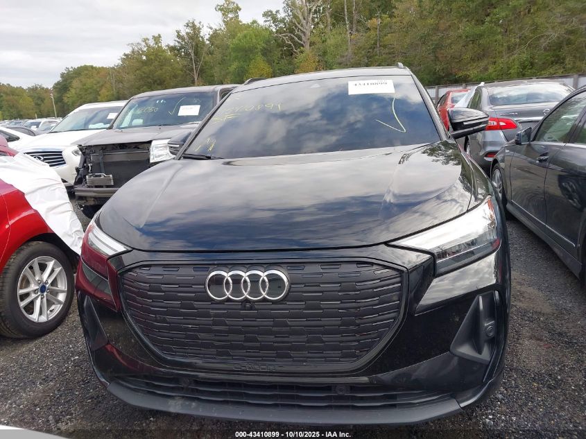 2024 Audi Q4 E-Tron Premium Plus 50 Quattro VIN: WA1L2BFZ0RP030428 Lot: 43410899
