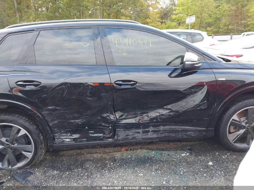 2024 Audi Q4 E-Tron Premium Plus 50 Quattro VIN: WA1L2BFZ0RP030428 Lot: 43410899