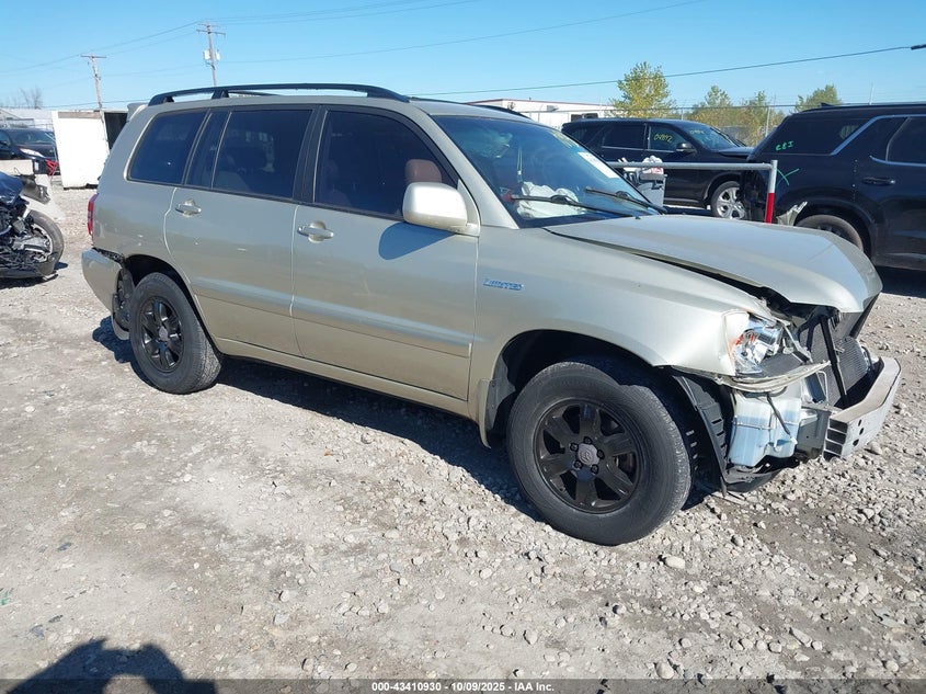 JTEHF21A730138543 2003 Toyota Highlander Limited V6 auction photo 1