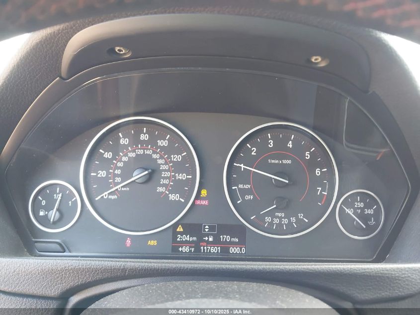 2012 BMW 328I VIN: WBA3A5G59CNN65909 Lot: 43410972