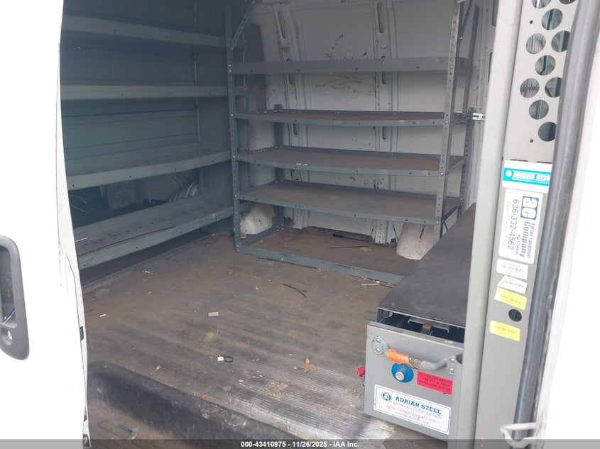 2013 Chevrolet Express 2500 Work Van VIN: 1GCWGFCAXD1140635 Lot: 43410975