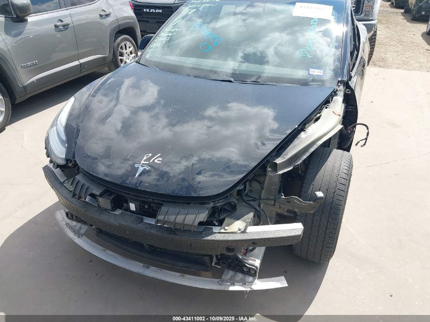 2018 Tesla Model 3 VIN: 5YJ3E1EA7JF157100 Lot: 43411002