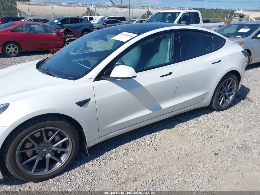 2021 Tesla Model 3 Long Range Dual Motor All-Wheel Drive VIN: 5YJ3E1EBXMF975837 Lot: 43411046