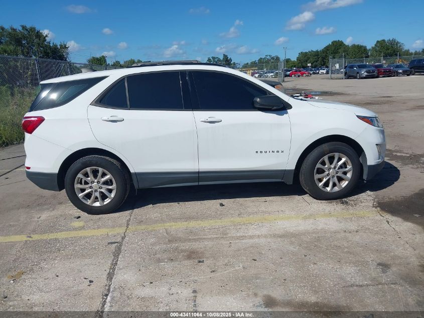 2018 Chevrolet Equinox Ls VIN: 2GNAXHEV3J6279513 Lot: 43411064