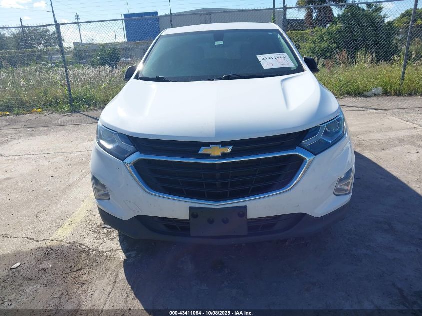 2018 Chevrolet Equinox Ls VIN: 2GNAXHEV3J6279513 Lot: 43411064