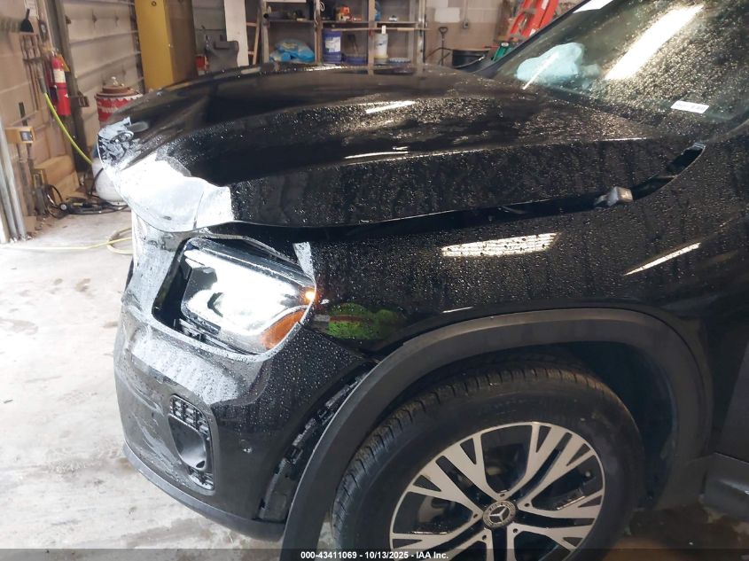 2025 Mercedes-Benz Glb 250 4Matic VIN: W1N4M4HB8SW392558 Lot: 43411069