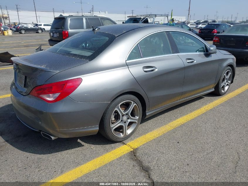 2014 Mercedes-Benz Cla 250 VIN: WDDSJ4EB4EN043635 Lot: 43411083