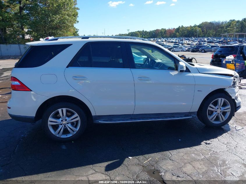 2012 Mercedes-Benz Ml 350 4Matic VIN: 4JGDA5HB0CA080198 Lot: 43411098